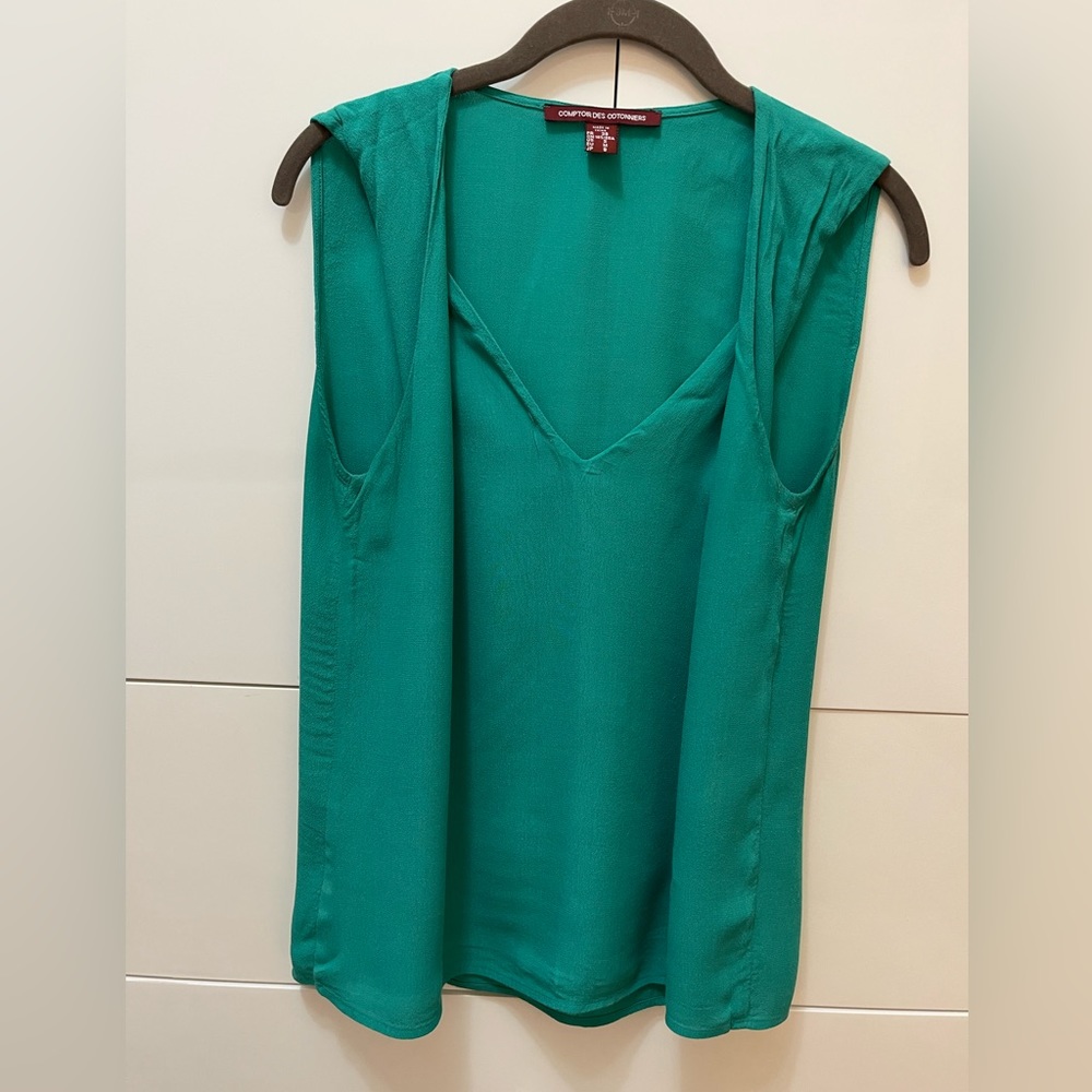 Beauty Turquoise Comptoir Des Cotonniers blouse